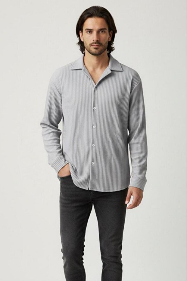 Men's Nardogri Ottoman Fabric Shirt