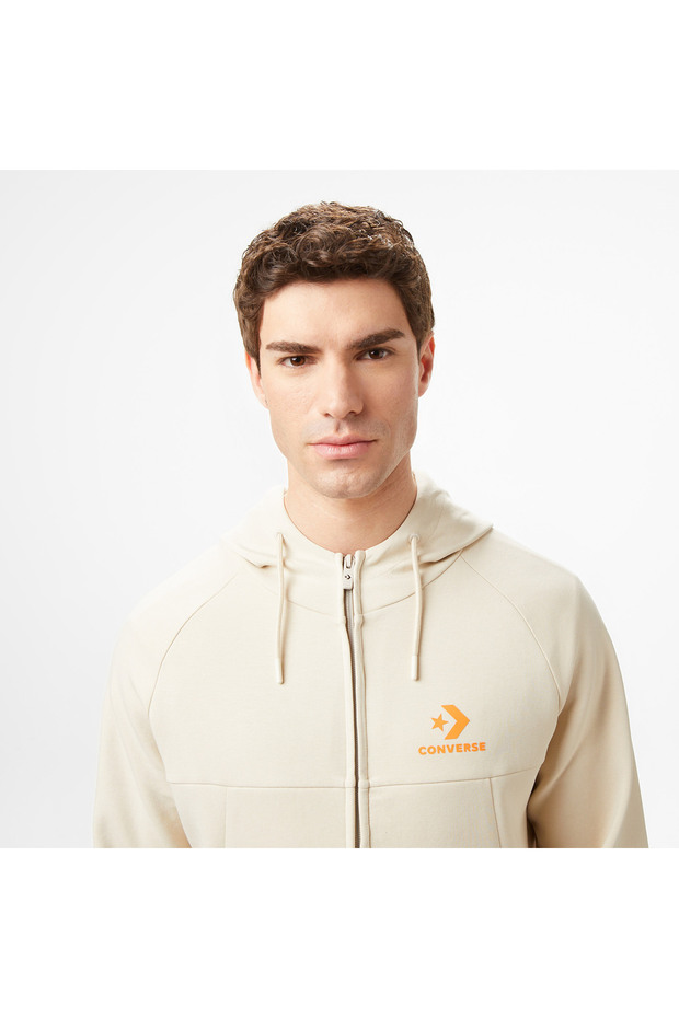 Erkek Bej Sweatshirt - 4