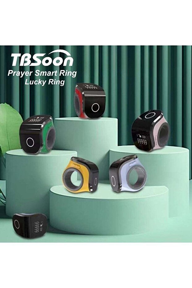 Large Screen Prayer Smart Ring - 6