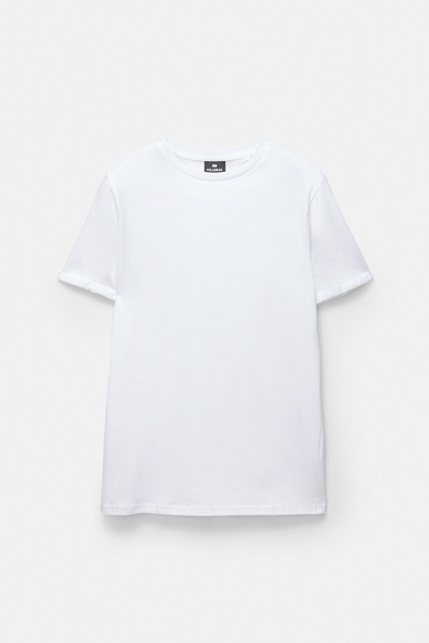 Basic muscle fit tişört - 6