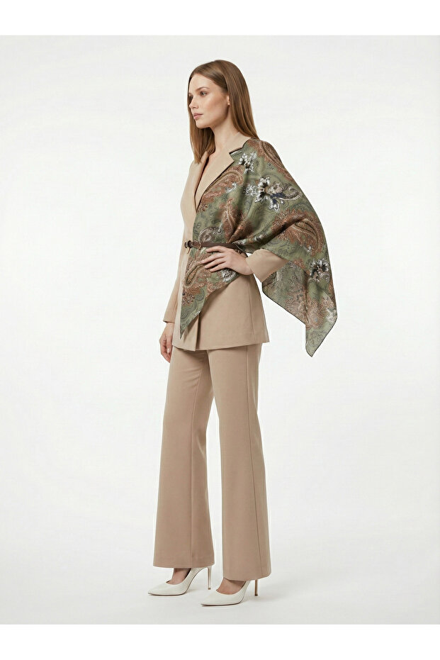 Krem Blazer Ceket - 2