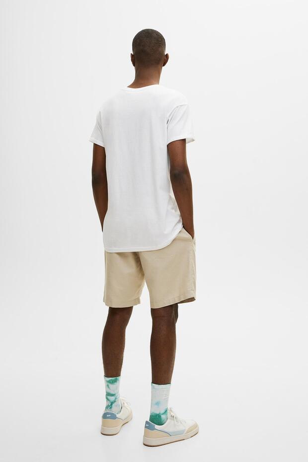 Basic muscle fit tişört - 3