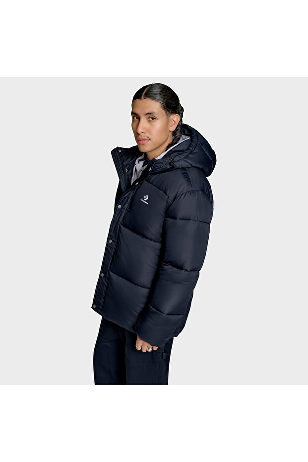 Erkek Siyah Şişme Mont - 4