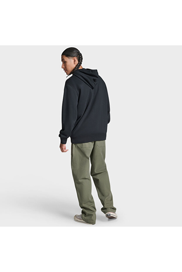 Script Pullover Hoodie Erkek Siyah Sweatshirt - 3