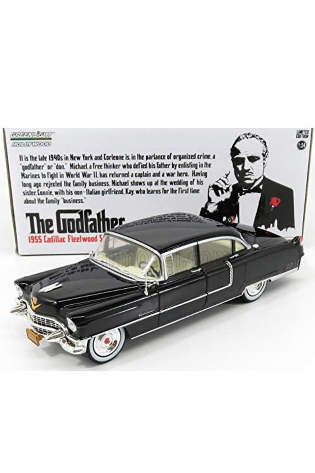 Hollywood 1:24 the Godfather 1955 Cadillac Fleetwood Series 60 Diecast Model Car