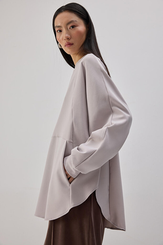 CEPLİ KREP TUNİK - 4