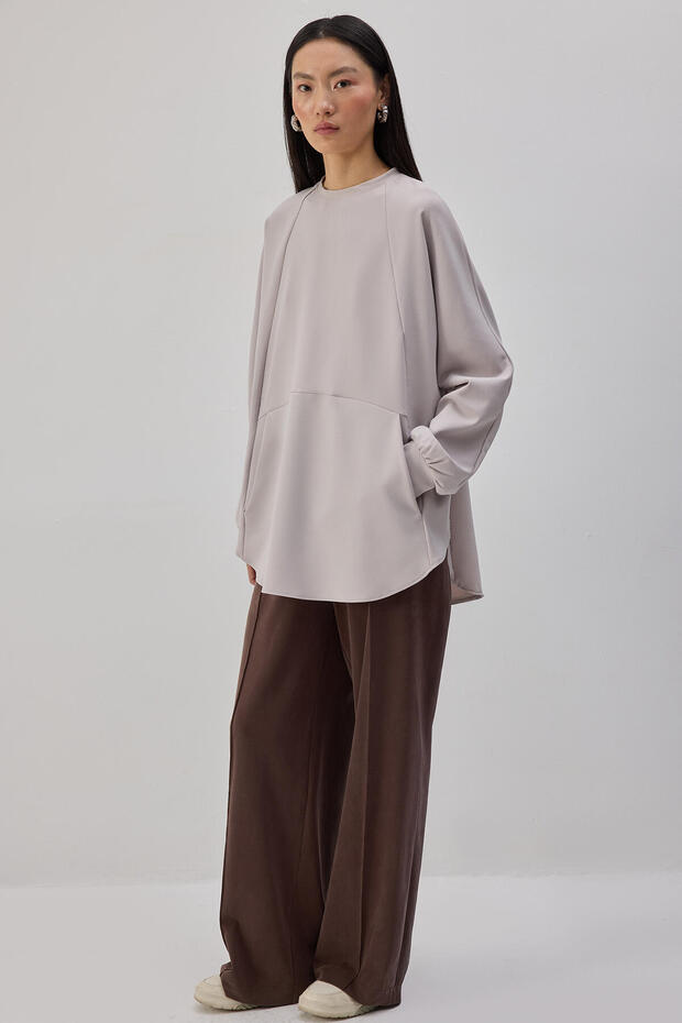 CEPLİ KREP TUNİK - 5