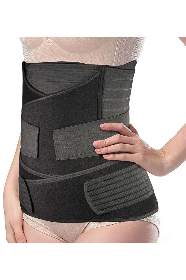 Glamout Postpartum/Post Pregnancy Heal Abdominal Waist Training Belt Tummy Tuck Belt Control Slimmin