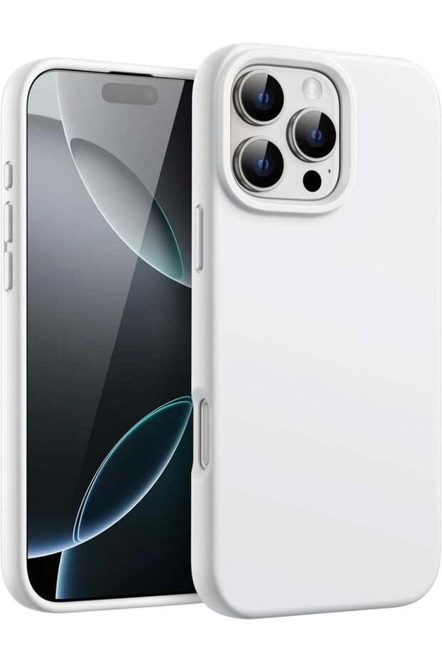 Silicone Case for iPhone 16 Pro, Silky Soft Touch Full-Body Protective Phone Case, Anti-Scratch