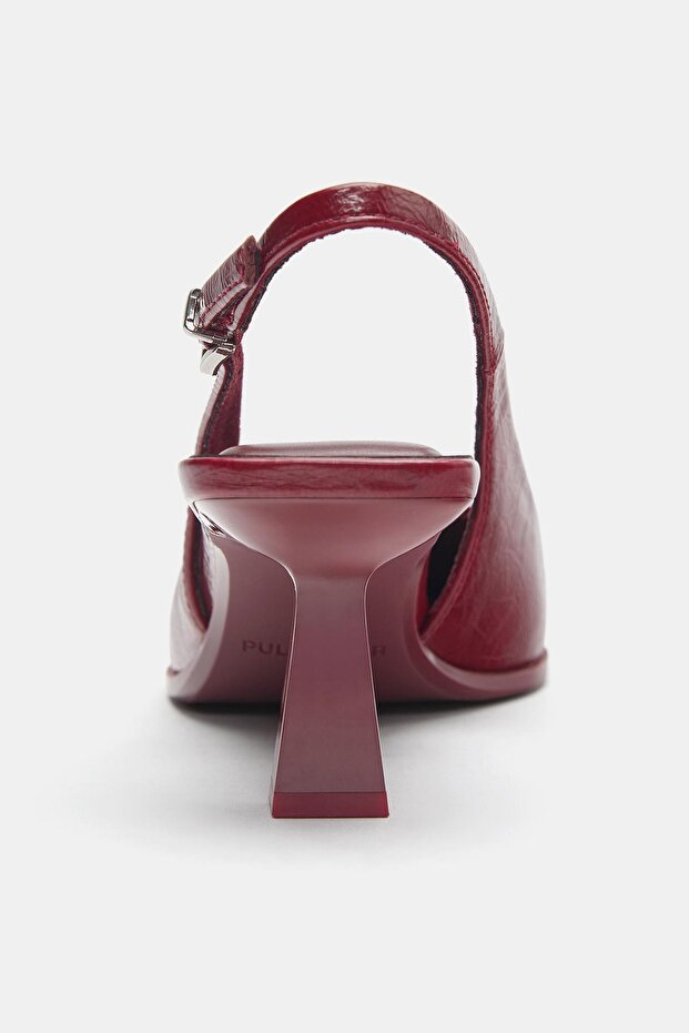 Vinil topuklu ayakkabı - 5