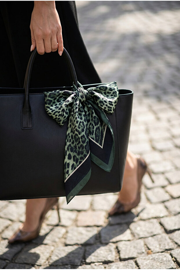 Spring Eşarp Leopar Yeni Desen - 4