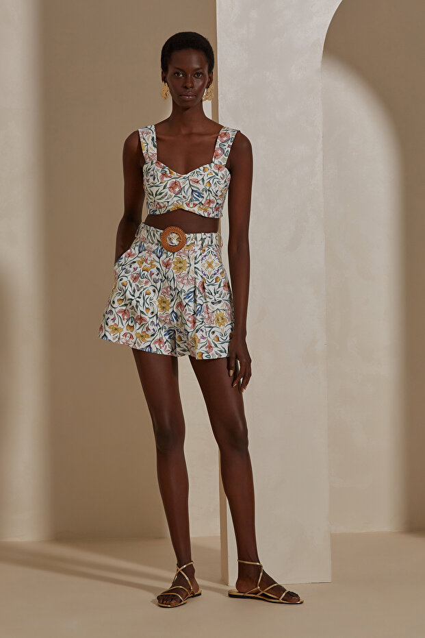 Lilith Keten Şort - 1