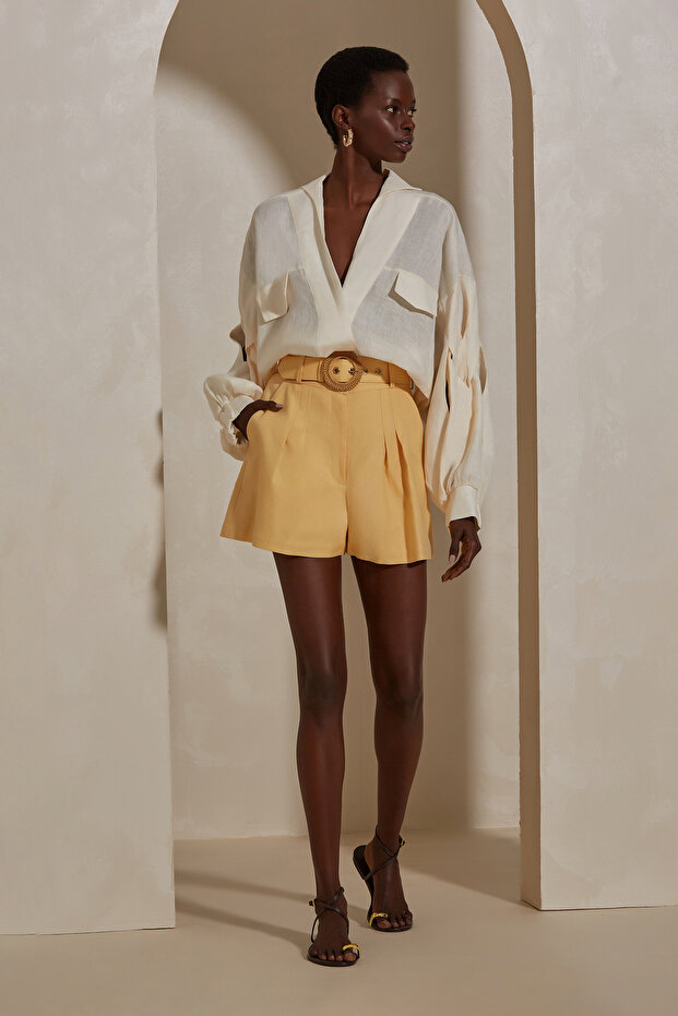 Lilith Keten Şort - 5