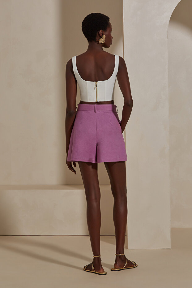 Lilith Keten Şort - 2