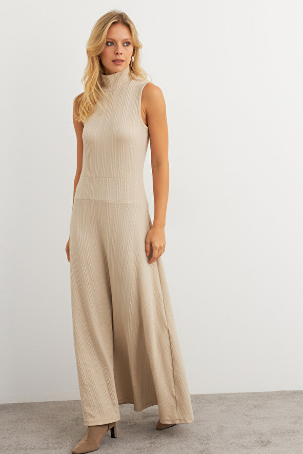 Kadın Vanilya Basic Maxi Elbise MTF29 - 1