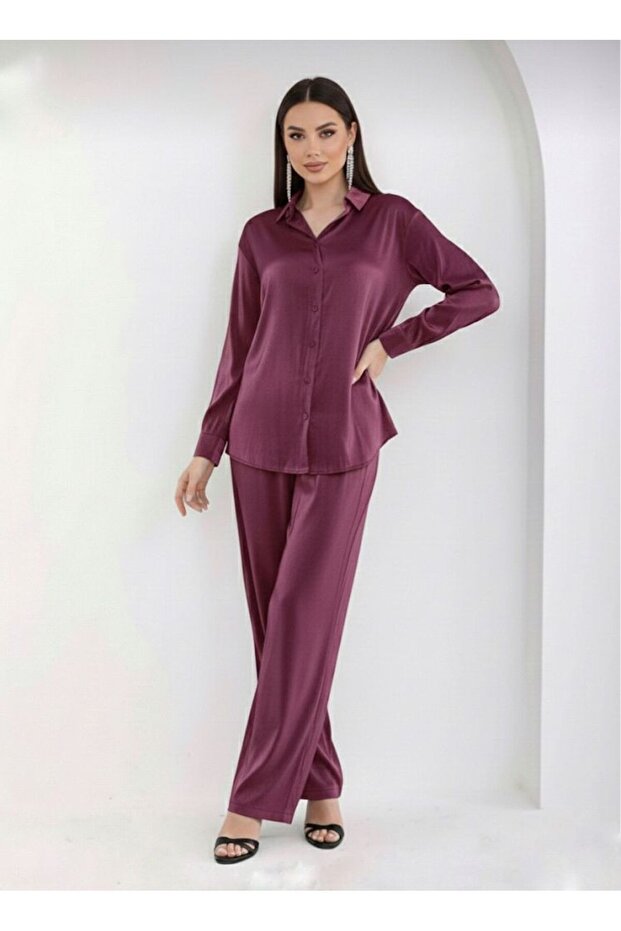 Double Set Printed Satin - 1