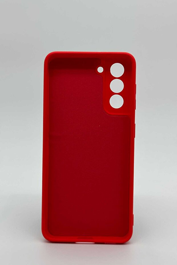 حافظة متوافقة مع هاتف سامسونج S21 - أحمر - 2