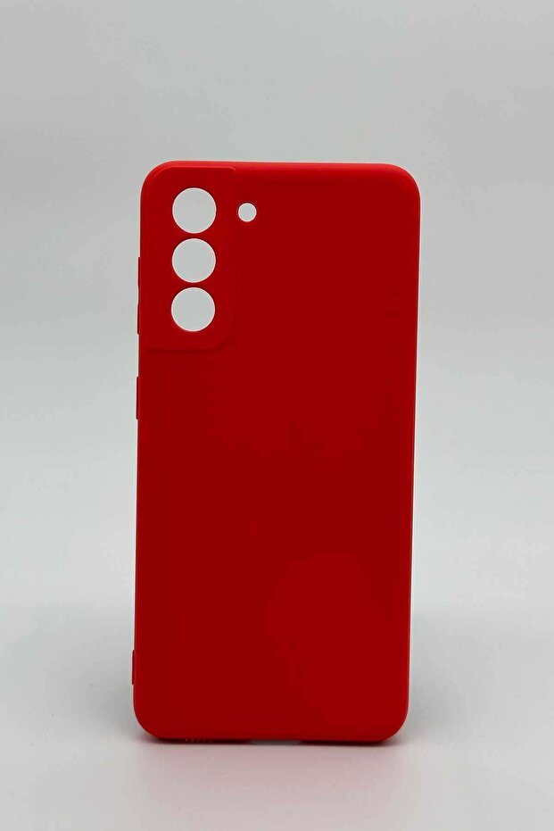 حافظة متوافقة مع هاتف سامسونج S21 - أحمر - 1