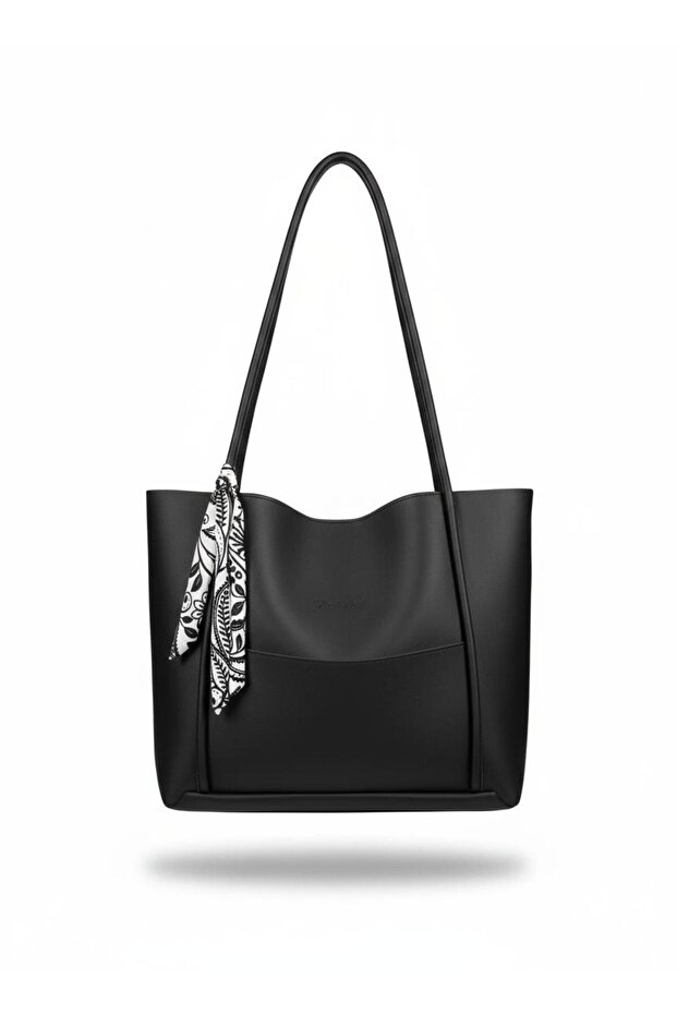 Women's Scarf Shopper Hand and Shoulder Bag
