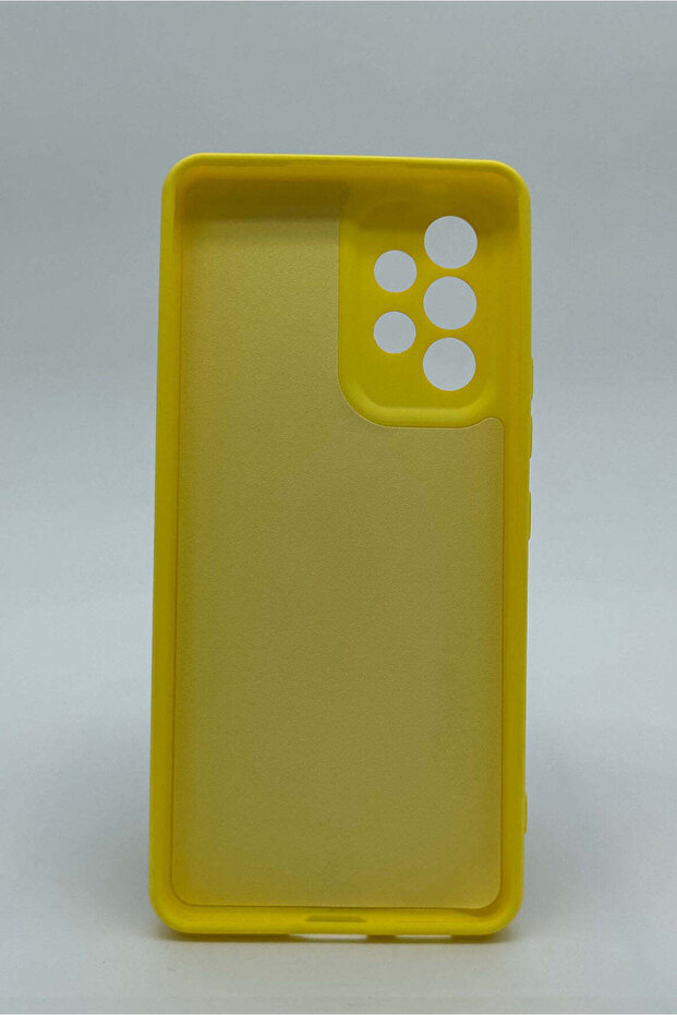 حافظة متوافقة مع هاتف سامسونج A53 - أصفر - 2