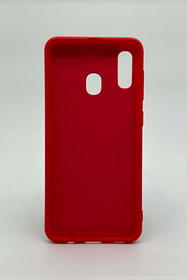 حافظة متوافقة مع هاتف سامسونج A30 - أحمر - 2