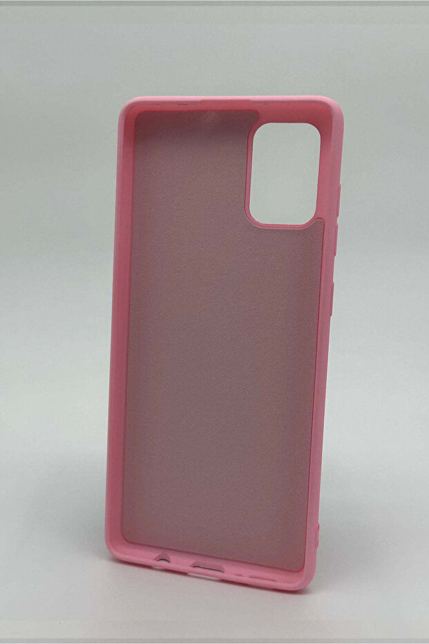 حافظة متوافقة مع هاتف سامسونج A51 - وردي - 3