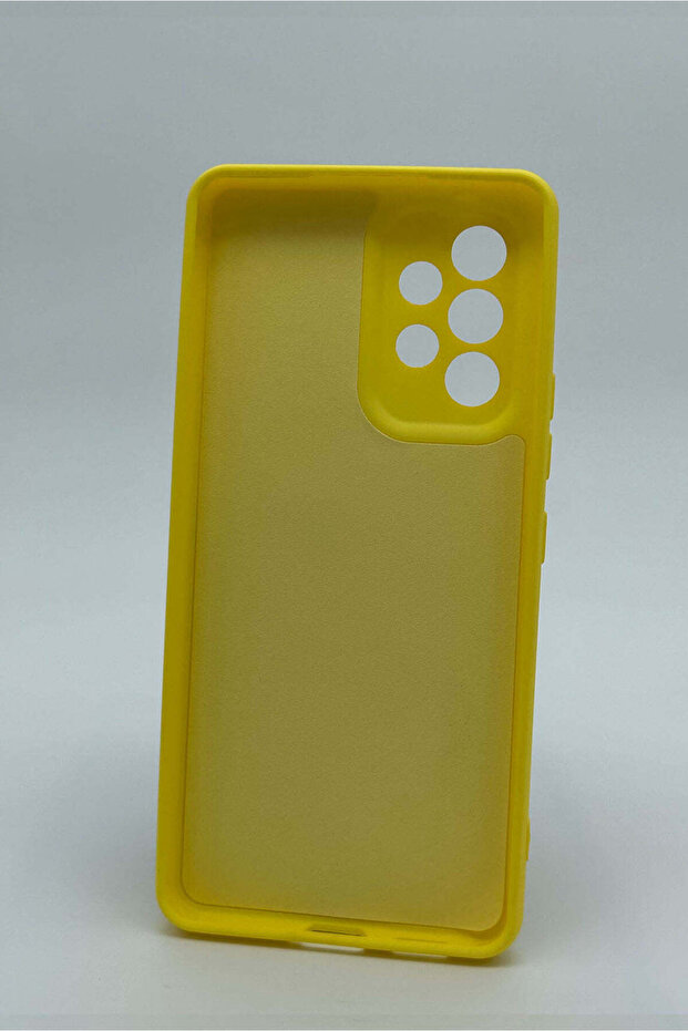 حافظة متوافقة مع هاتف سامسونج A53 - أصفر - 3