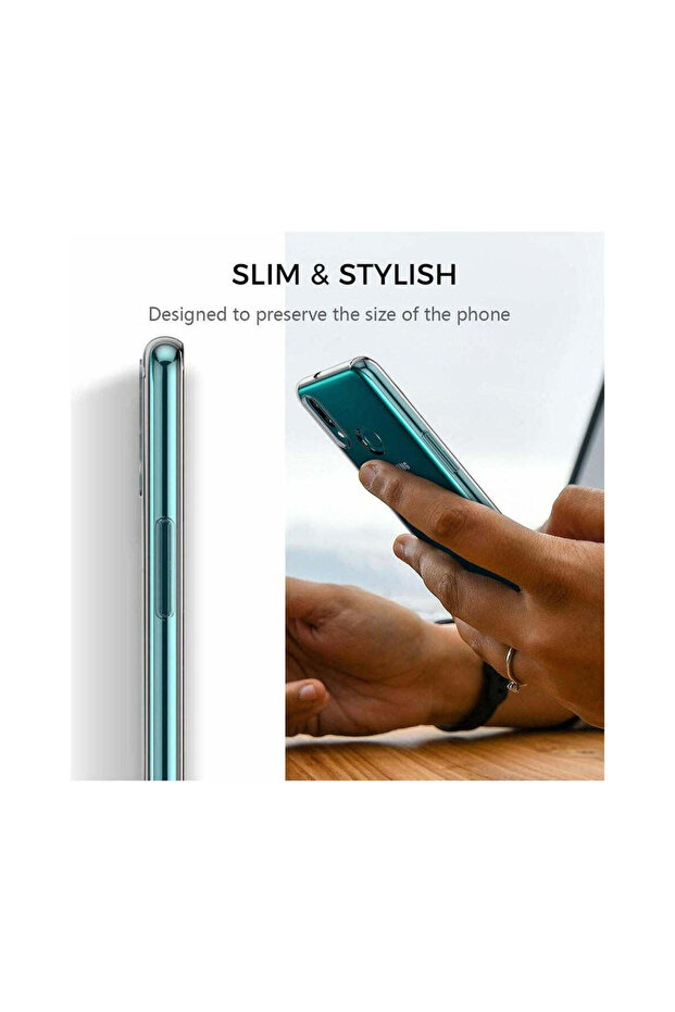 Samsung A70 Compatible Case - Transparent - 2