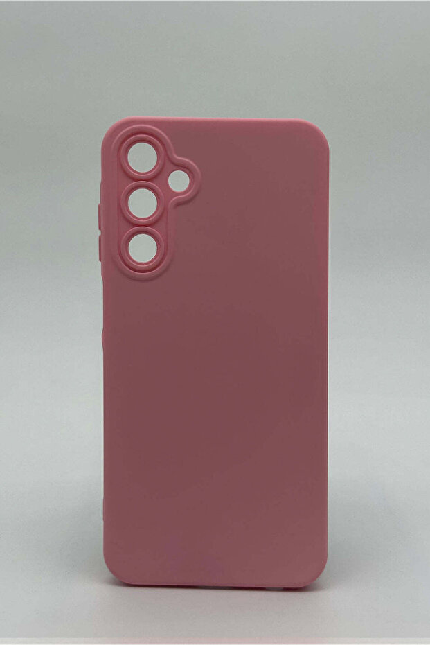 حافظة متوافقة مع سامسونج A35 - وردي - 1