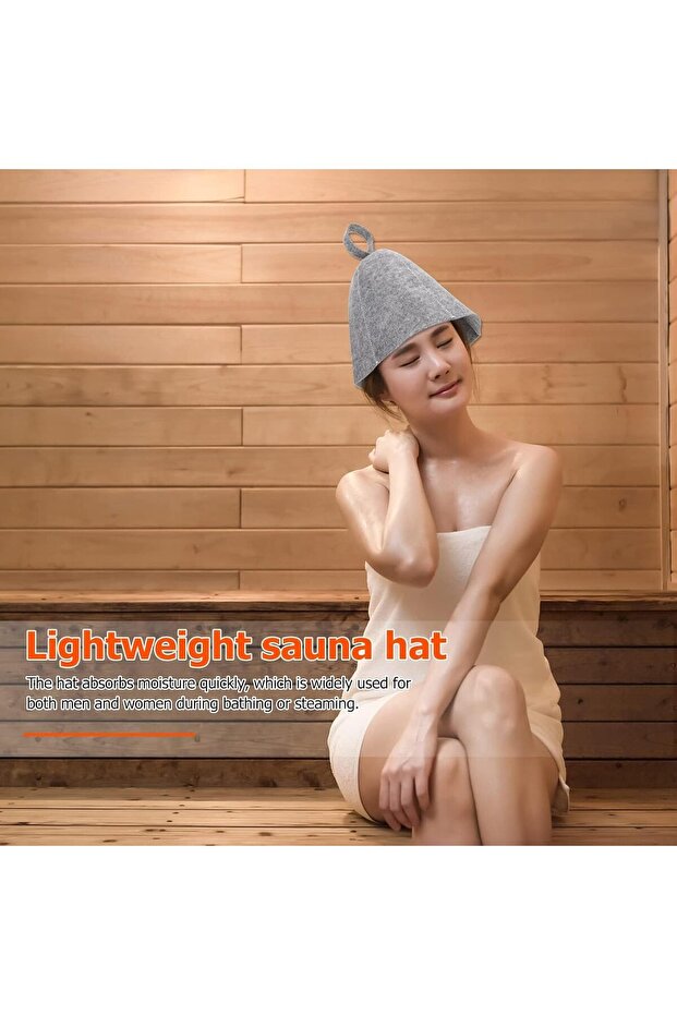 قبعة ساونا مزودة بحلقة تعليق - 8