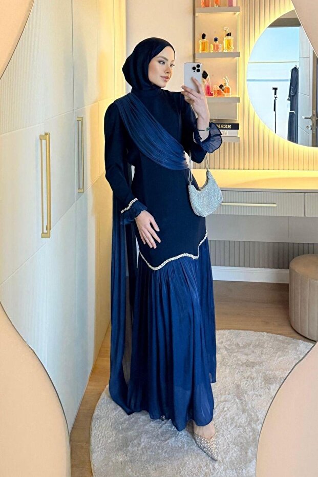 Derin Abiye Lacivert - 4