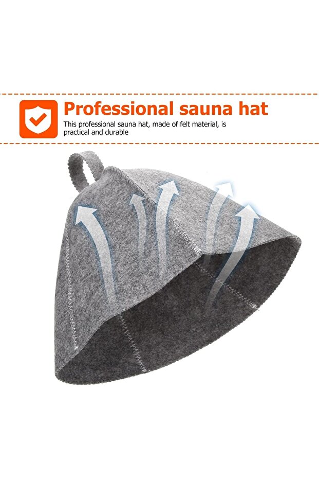 قبعة ساونا مزودة بحلقة تعليق - 3