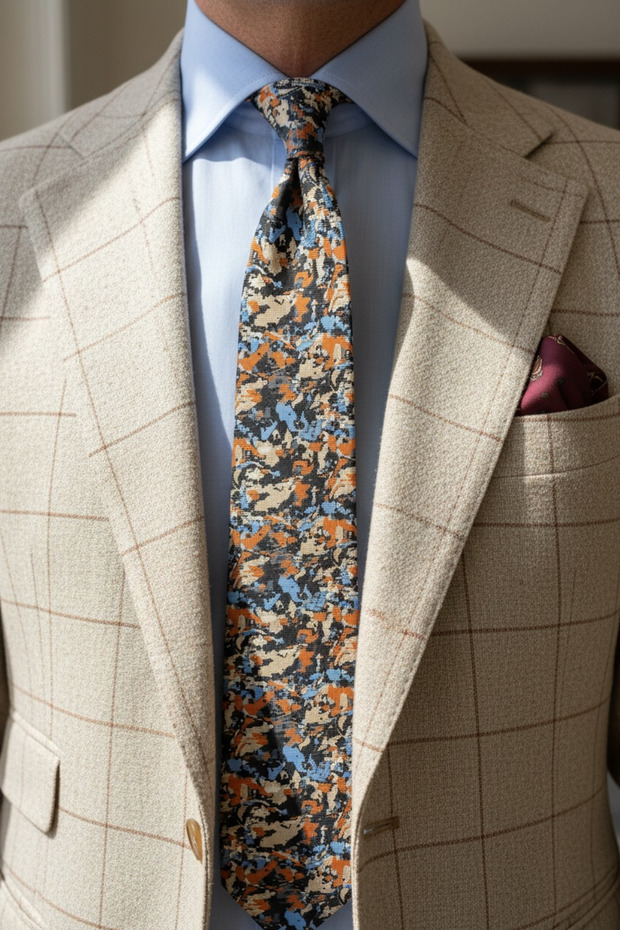 Ebru Desen Micro Kravat özel seri - 2