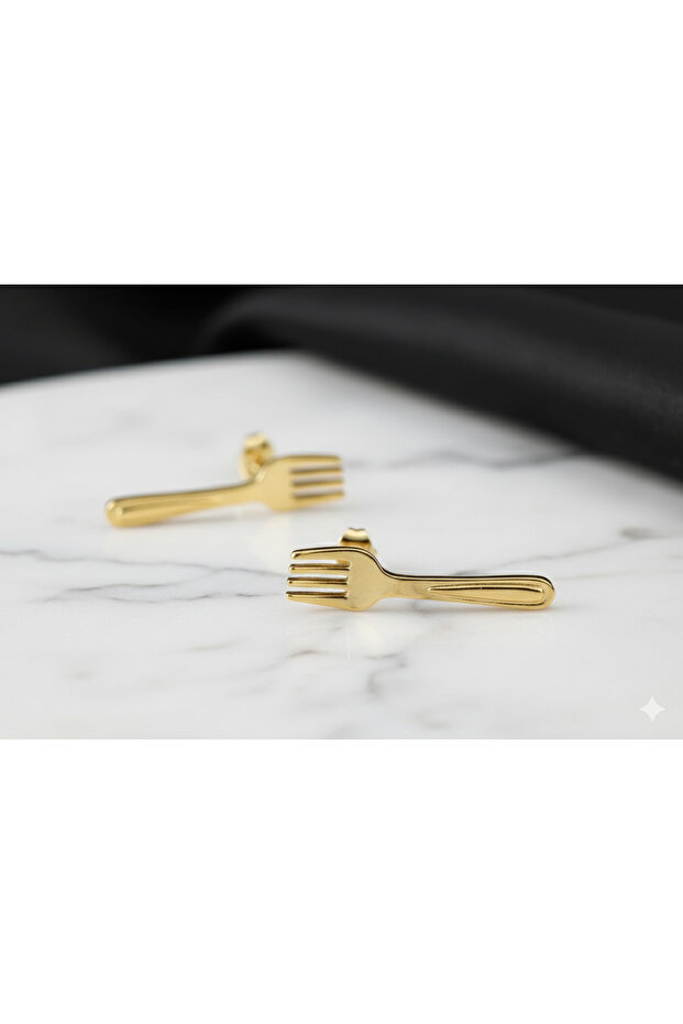 أقراط على شكل شوكة - 3