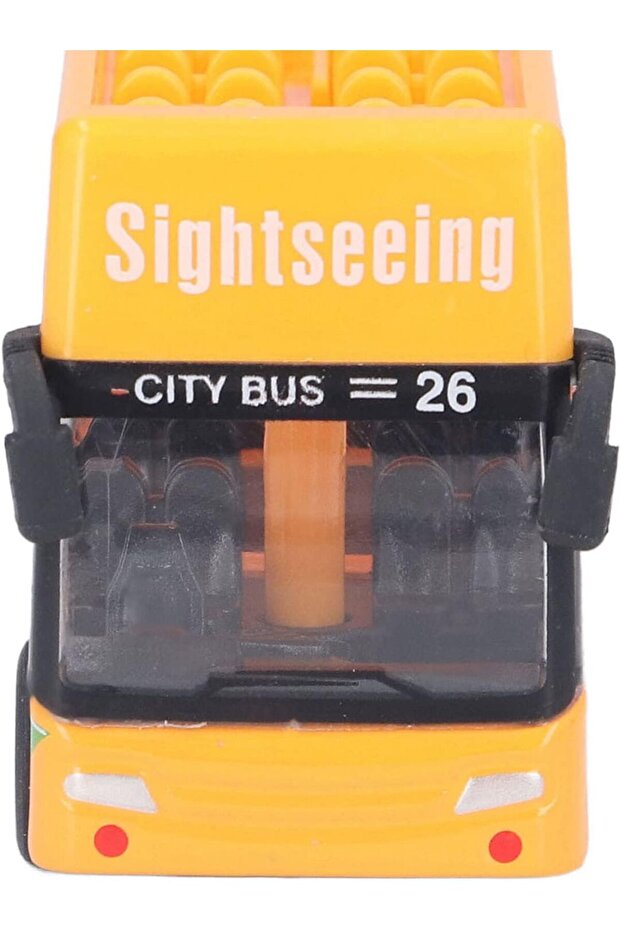 Pull Back Bus Toy - 8