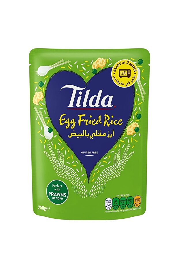 Egg Fried Steamed Basmati Rice, 250g