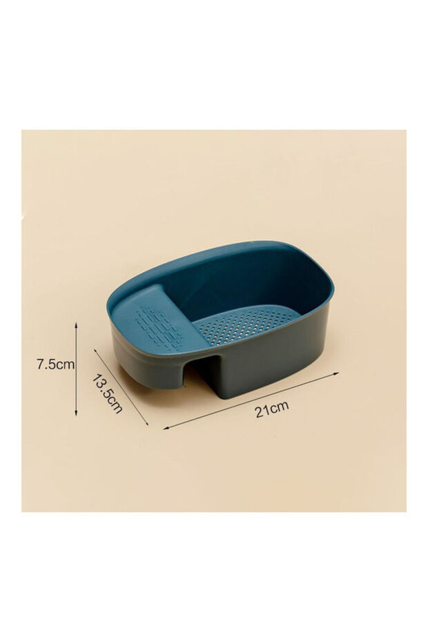 Sink Basket Strainer Blue - 3