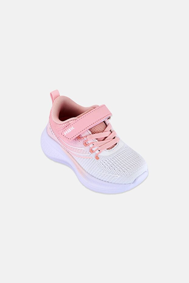 Toddlers Girl Velcro Closure Outdoor Shoes, Multicolor