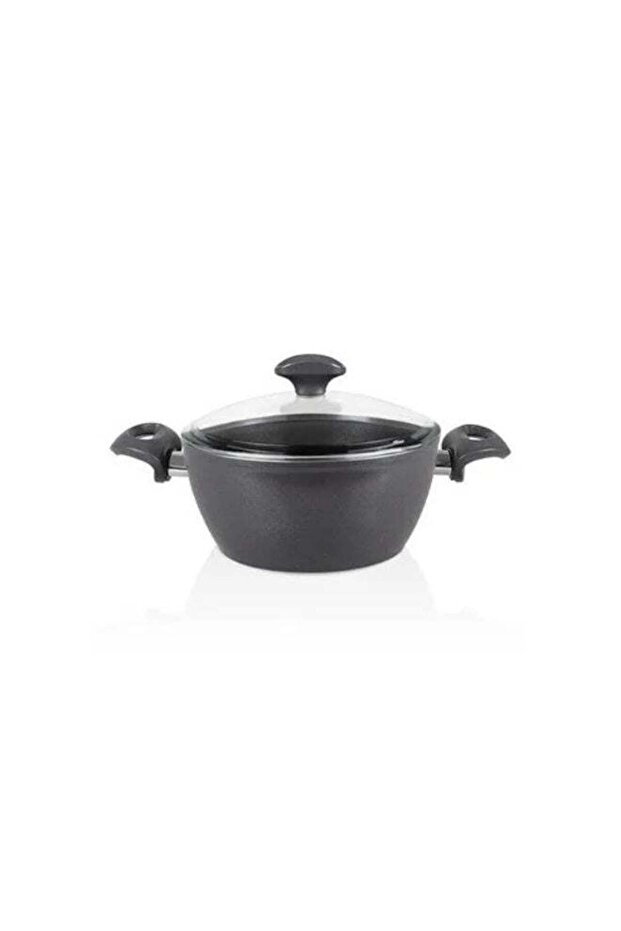 Serafit Ceramic Casserole 20cm Nonstick Ceramic Cooking Pot with Glass Lid