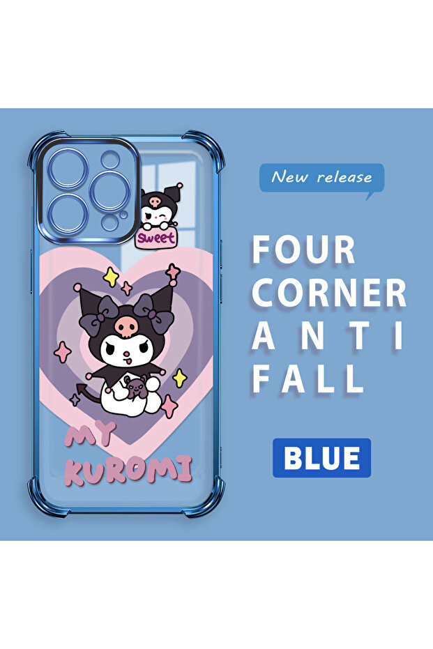 iPhone 15 Pro Max Compatible Transparent Silicone Flutter Protective Case with Pattern - 3