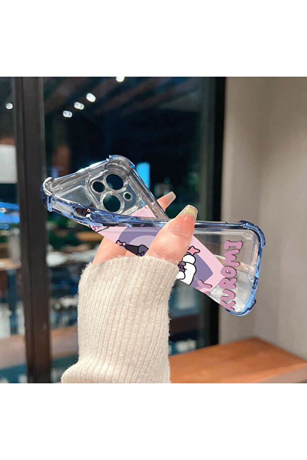 iPhone 11 Compatible Transparent Silicone Flutter Protective Case with Pattern - 5