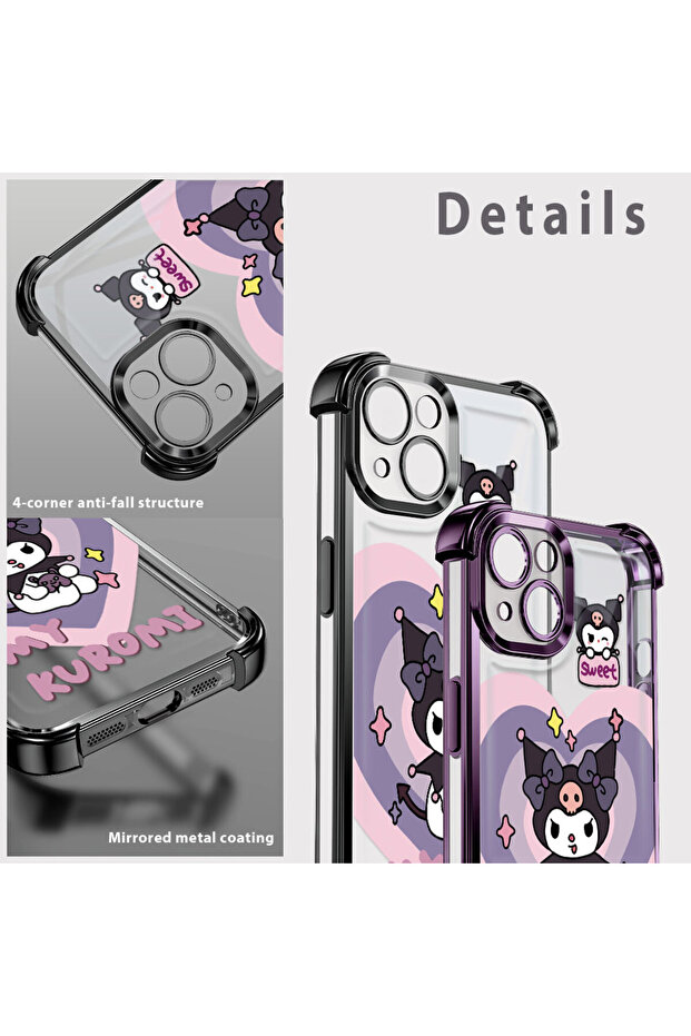 Redmi Note 11 Compatible Transparent Silicone Flutter Protective Case with Pattern - 8