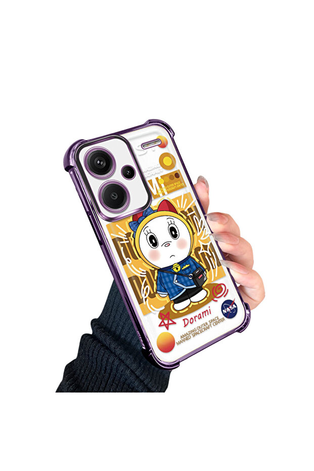 حافظة حماية من السيليكون الشفاف المتوافقة مع Redmi Note 13 Pro Plus 5G من Doraemon - 3