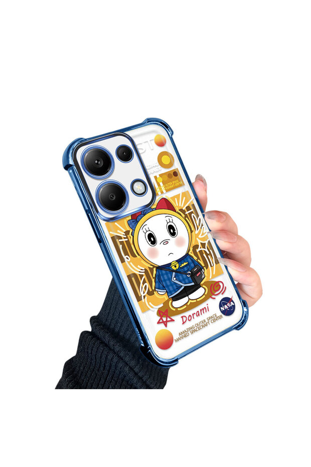 حافظة حماية من السيليكون الشفاف المتوافقة مع هاتف Poco M6 Pro 4G من Doraemon - 2