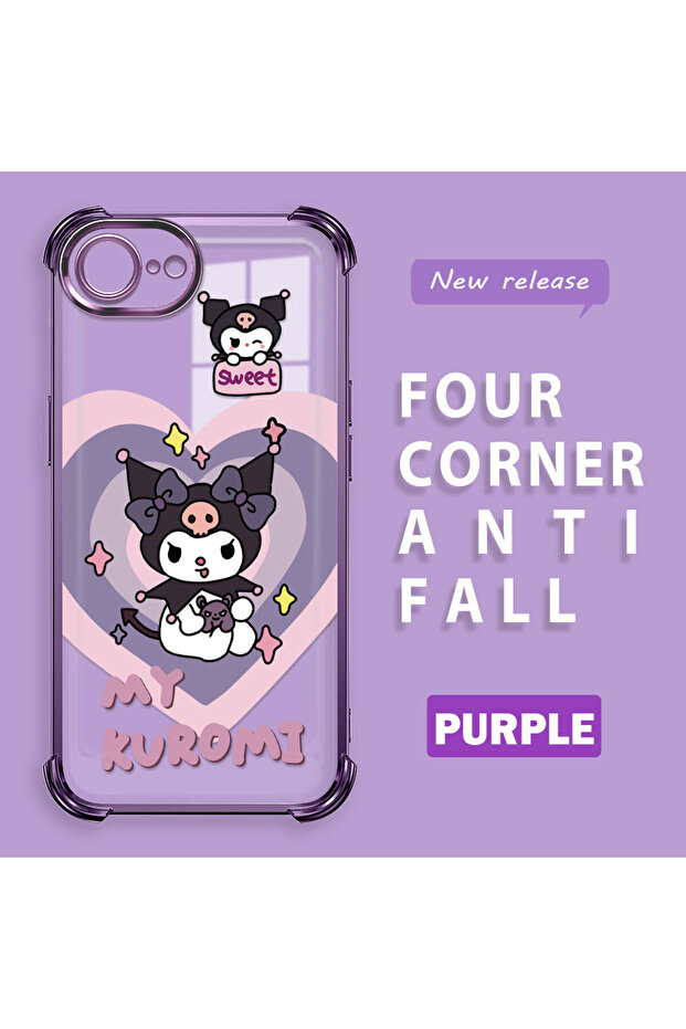 حافظة حماية من السيليكون الشفاف المتوافقة مع هاتف iPhone 16e، مزودة بنمط حماية - 2