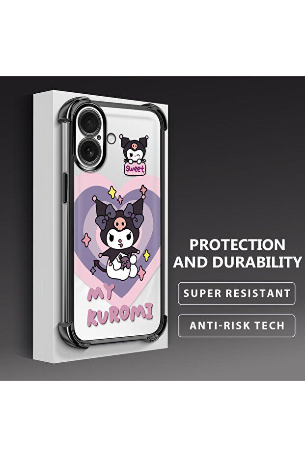 غطاء حماية شفاف من السيليكون متوافق مع آيفون 16 مع نمط مميز - 4