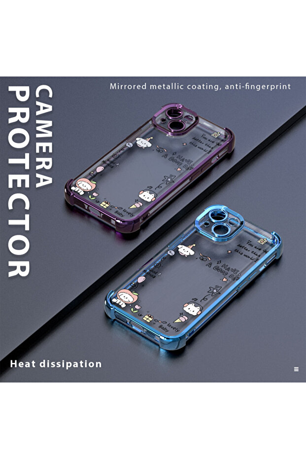 حافظة حماية من السيليكون الشفاف المتوافقة مع Poco X5 بنمط إبداعي - 8