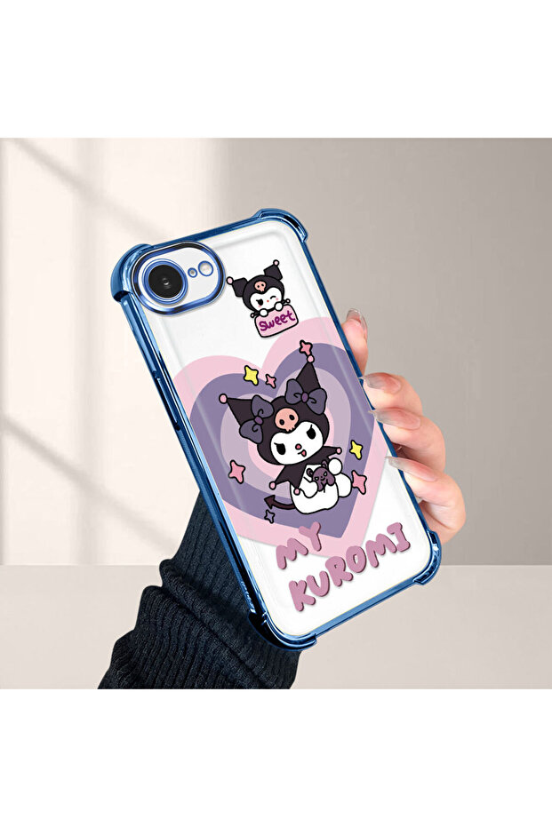 حافظة حماية من السيليكون الشفاف المتوافقة مع هاتف iPhone 16e، مزودة بنمط حماية - 1