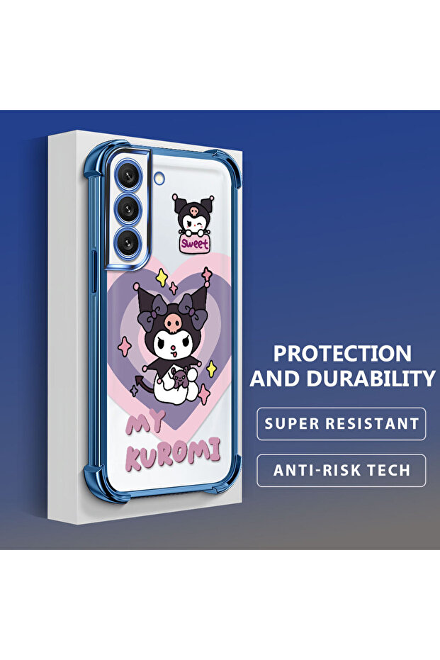 حافظة حماية من السيليكون الشفاف المتوافقة مع هاتف سامسونج جالاكسي S22، مزودة بنمط - 4