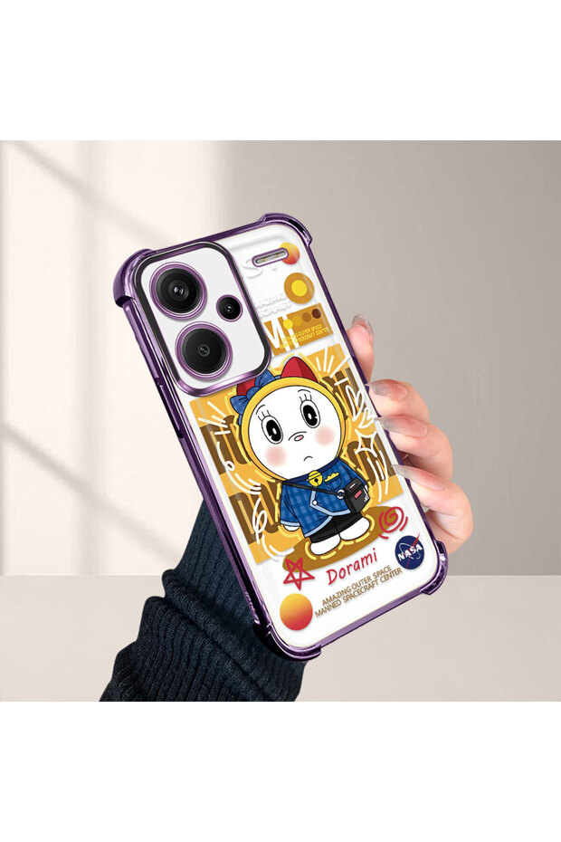 حافظة حماية من السيليكون الشفاف المتوافقة مع Redmi Note 13 Pro Plus 5G من Doraemon - 5